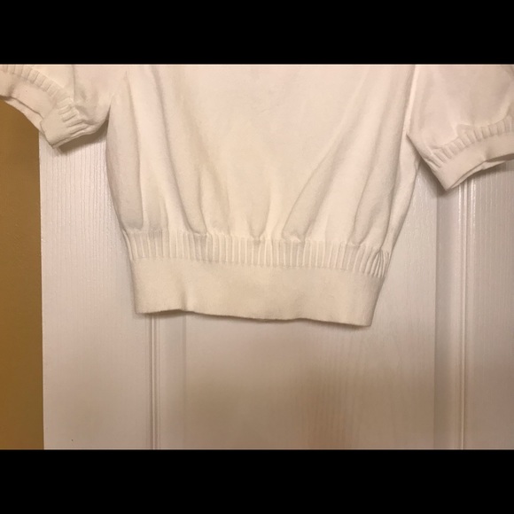 Shirtsleeve button up short summer sweater size S - Picture 3 of 6